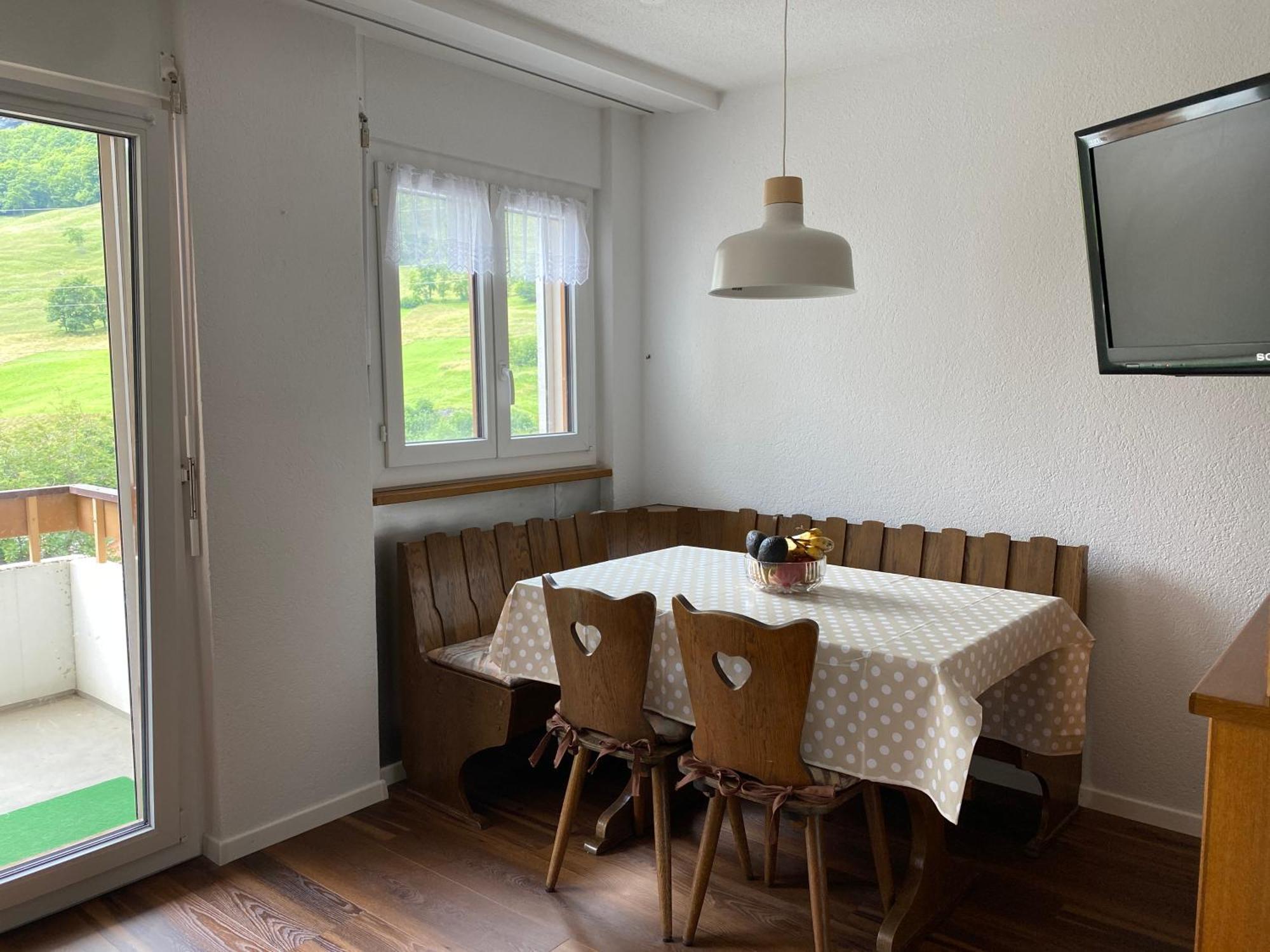 Ferienwohnung Alpen-Zauber Leukerbad Exterior foto